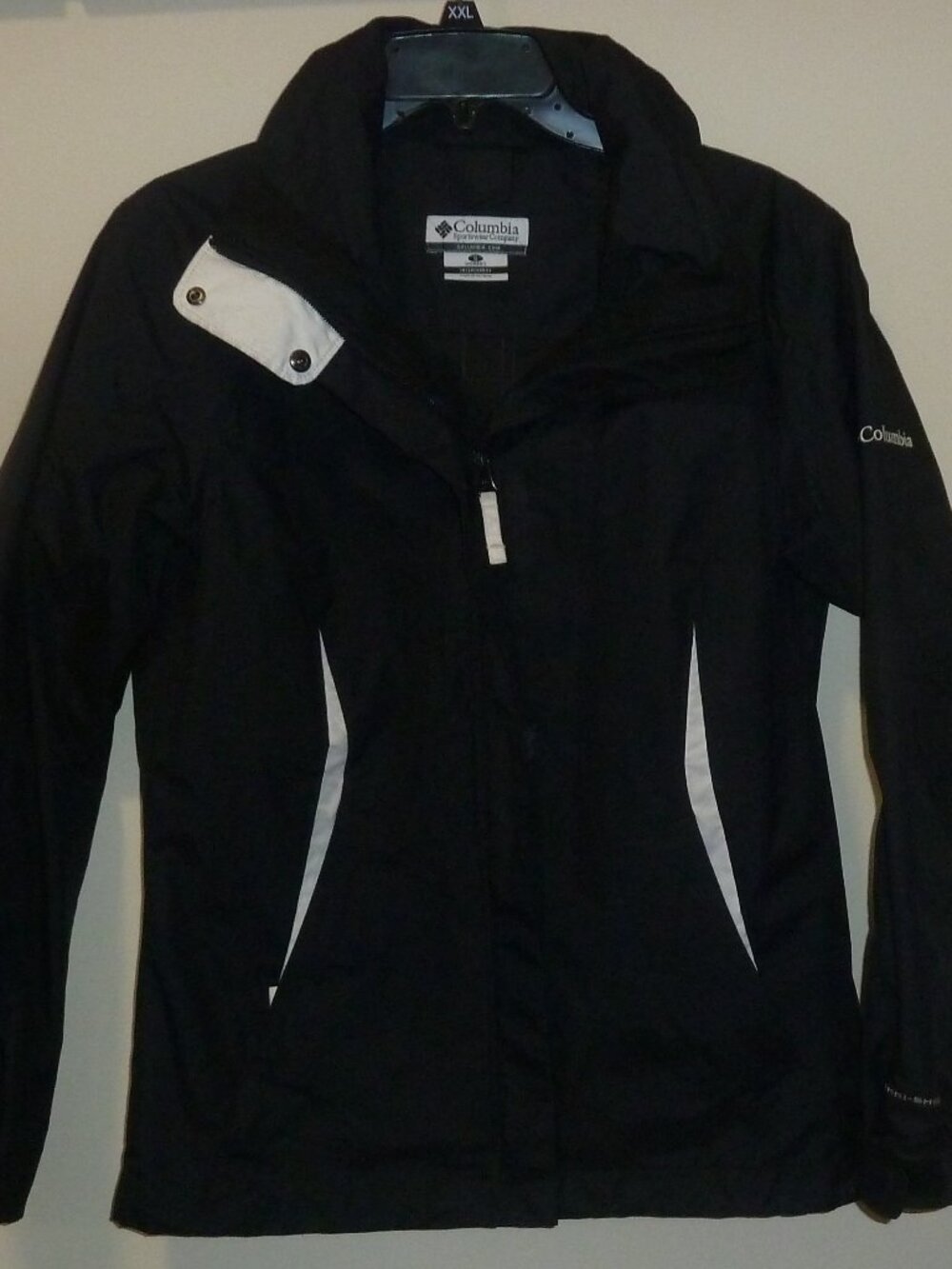 Columbia Womens Black Interchange Omni Shield Jacket Size Small